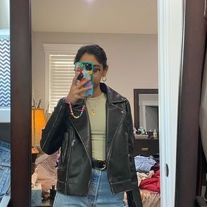 Urban Outfitters faux leather stevie jacket